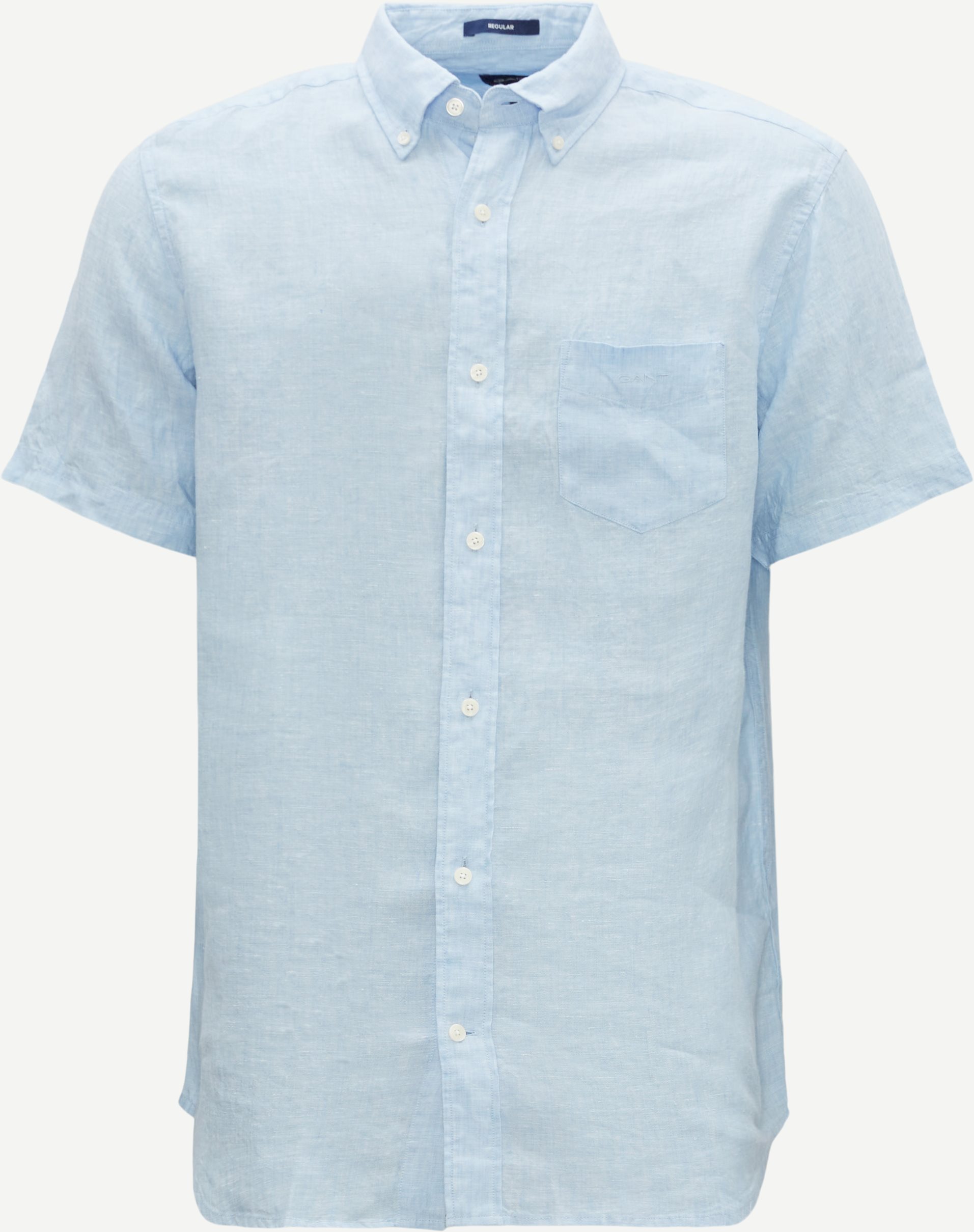 Gant Kortärmade skjortor REG LINEN SS SHIRT 3230083 Blå